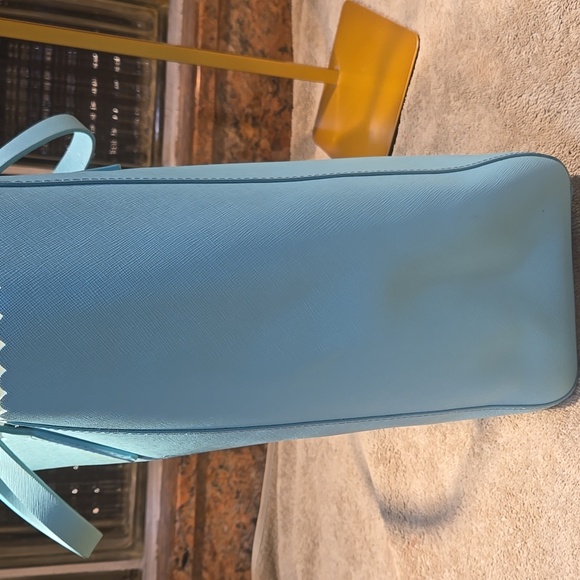 Kate Spade Light Blue Scalloped Tote - Picture 3 of 14